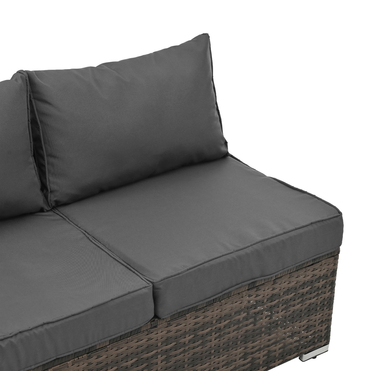 Patio Furniture, 4 Set Wicker Furniture With Temper