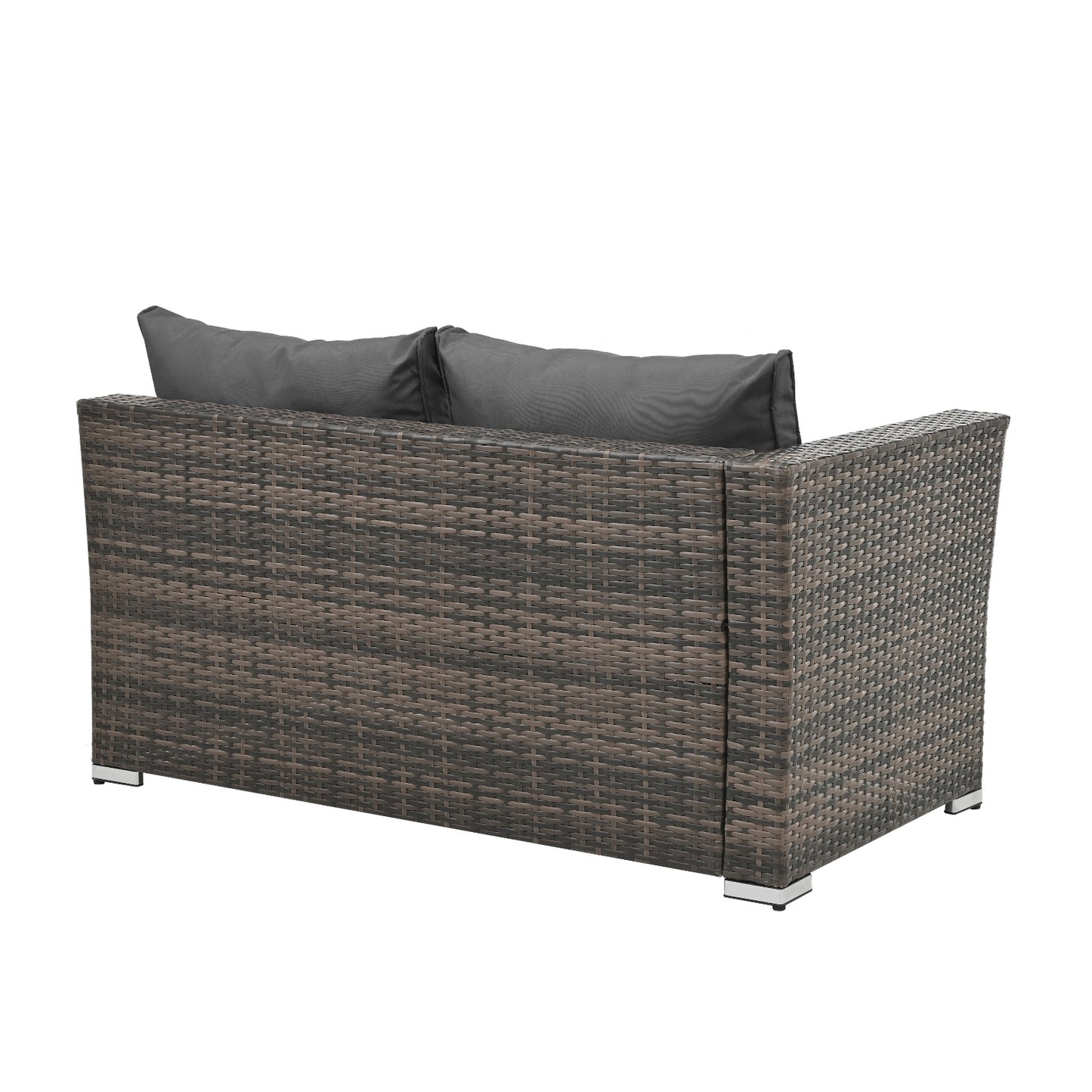 Patio Furniture, 4 Set Wicker Furniture With Temper