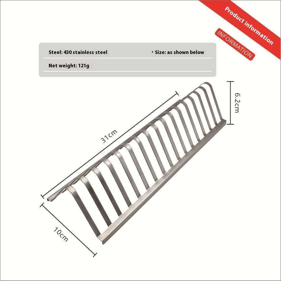 Outdoor BBQ Stainless Steel Grill Triangle Picnic Barbecue Utensils
