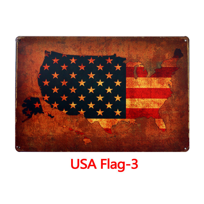 Tin Painting Bar Clothing Store Home Wall Decoration