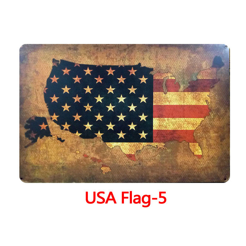 Tin Painting Bar Clothing Store Home Wall Decoration