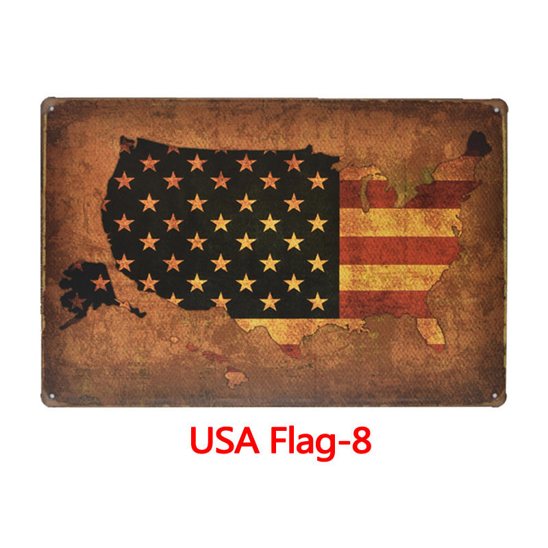 Tin Painting Bar Clothing Store Home Wall Decoration