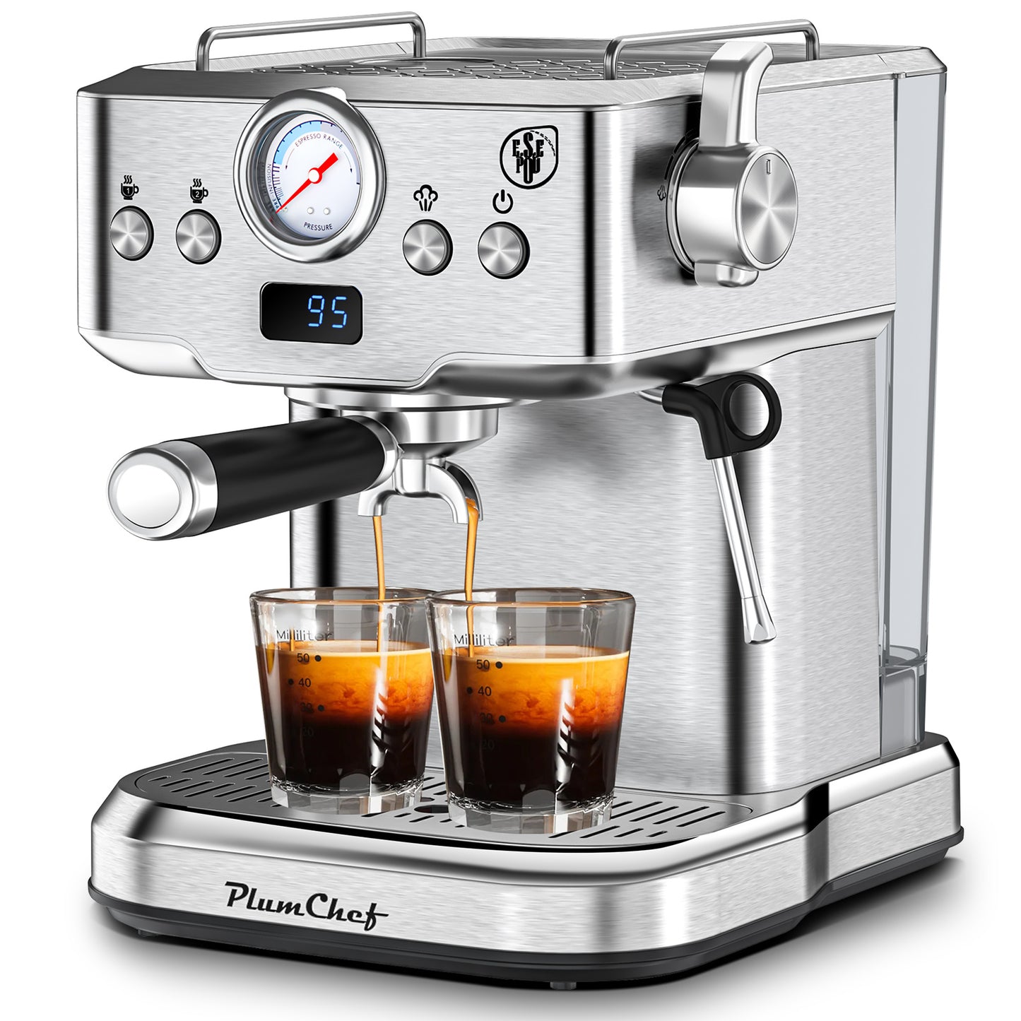 20 Bar Professional Espresso Machine With Milk Frother